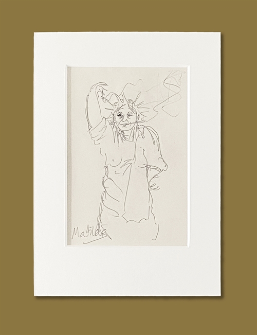 Tegning af Matilde Thordal